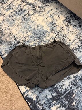 Urban Outfitters Olive Drawstring Athletic Shorts